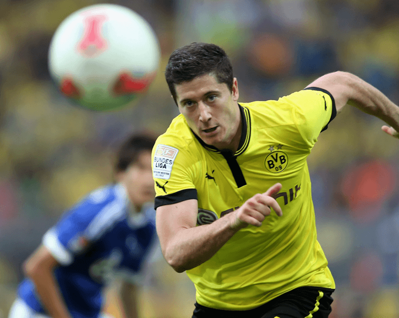 Bước đệm tại Borussia Dortmund đưa tên tuổi Lewandowski vươn tầm thế giới.